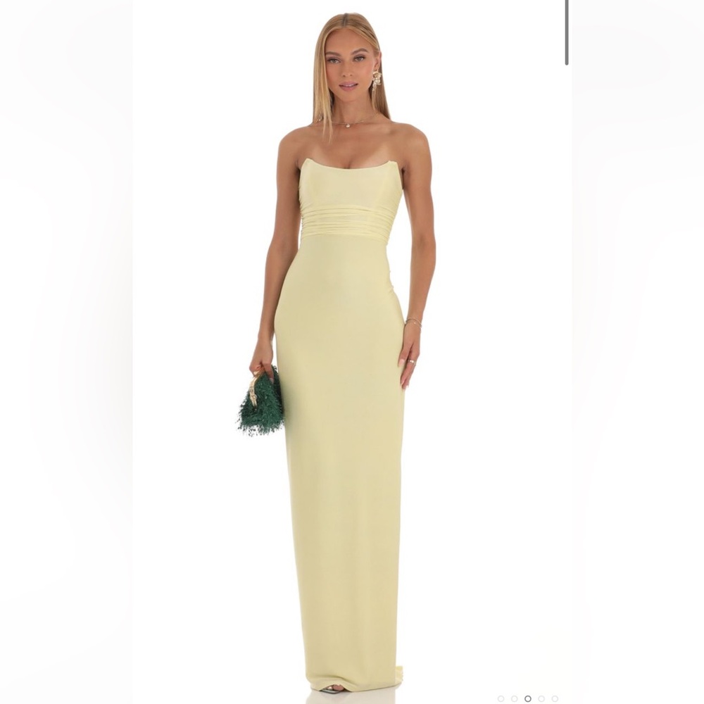 Lucy In The Sky Corset Strapless Dress